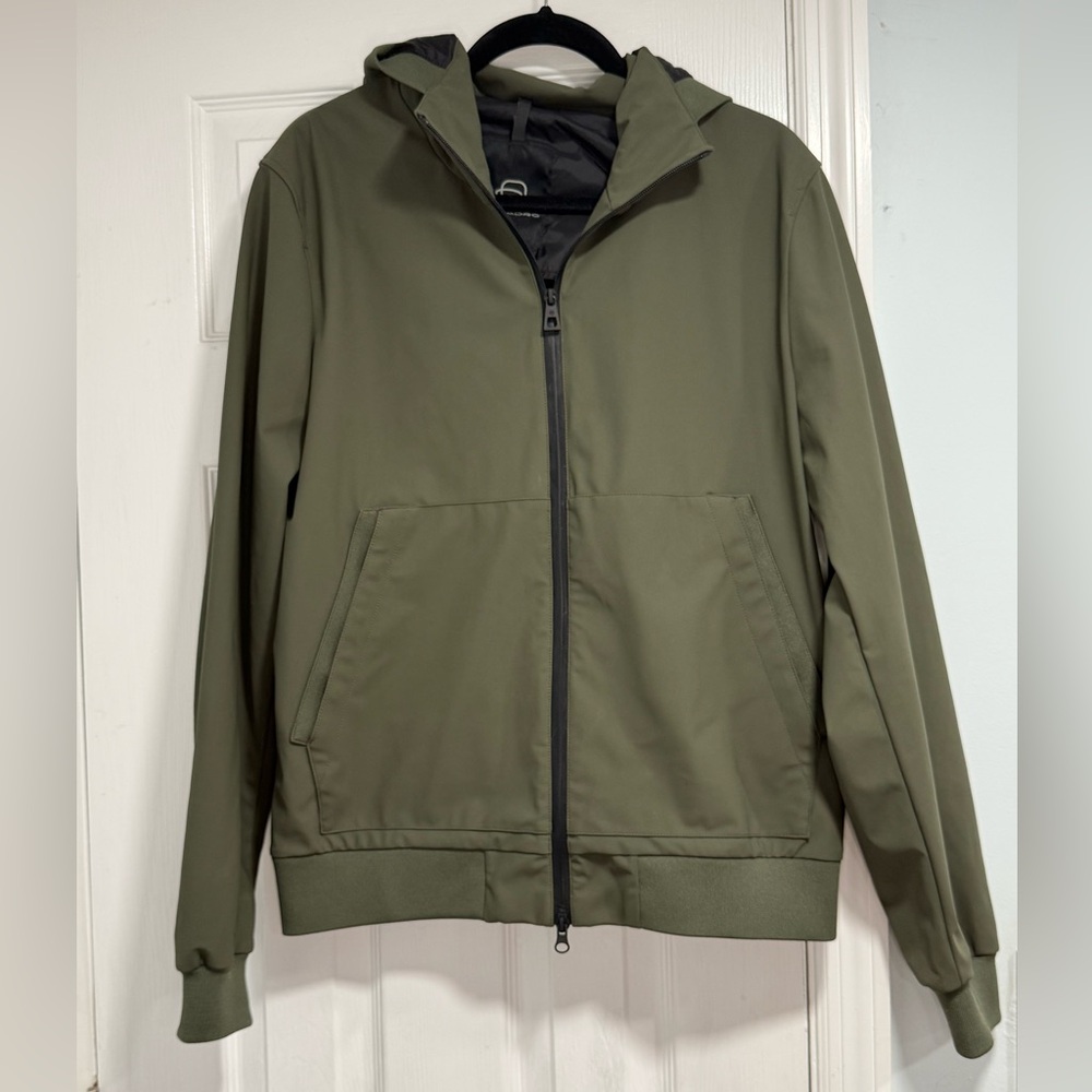 Olive Green Men's Windbreaker Jacket